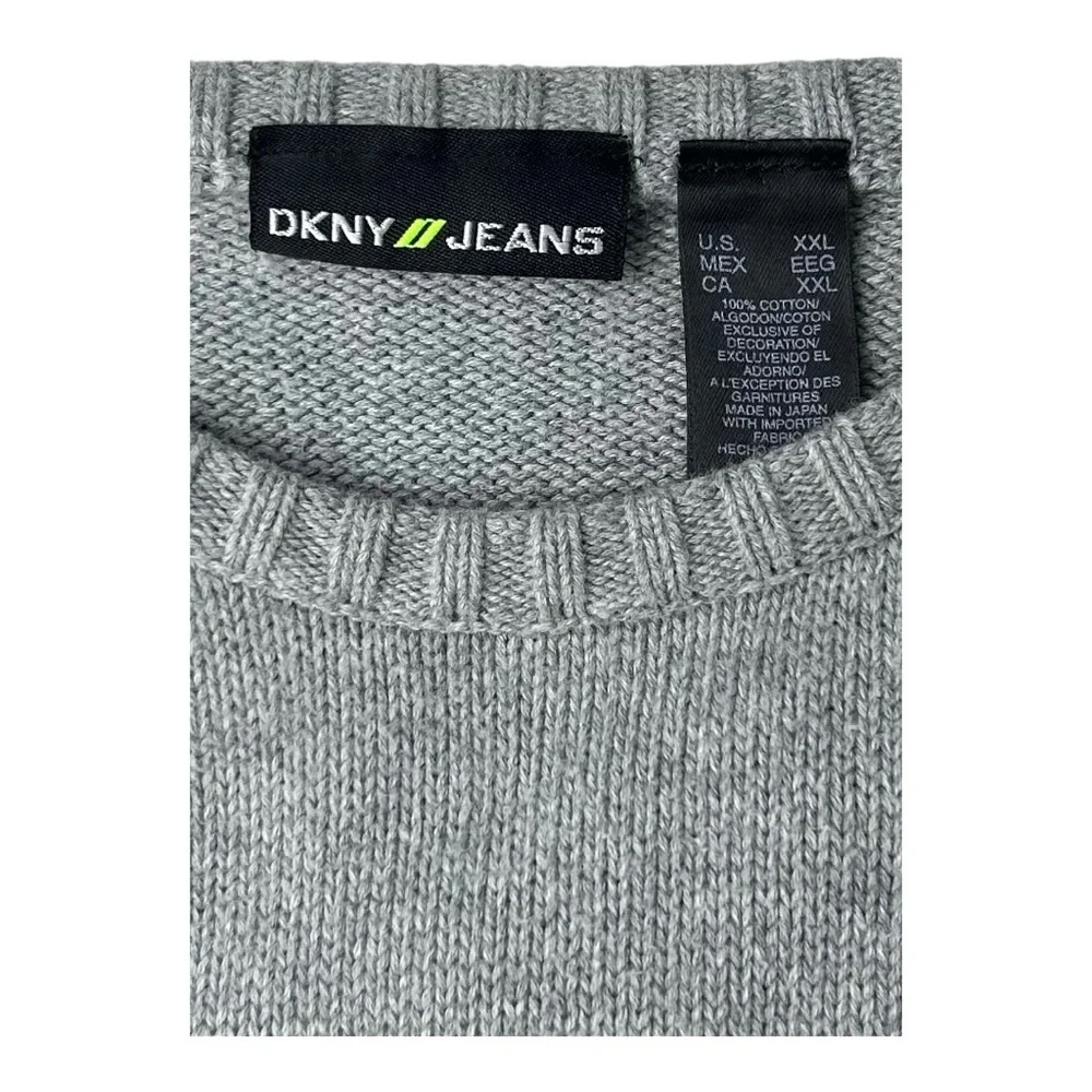 DKNY JEANS Men’s Logo Embroidered‎ Sweater Size XXL